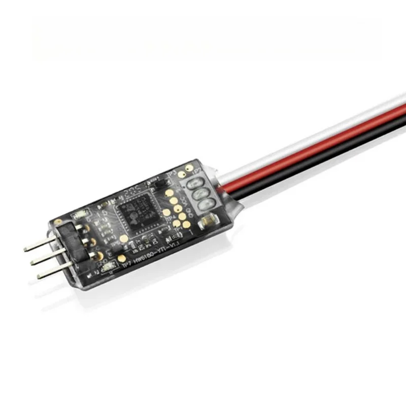 HobbyWing Telemetry Adapter This adapter is compatible with Hobbywing's Platinum ESCs such as those from Futaba, FrSky, or JETI
