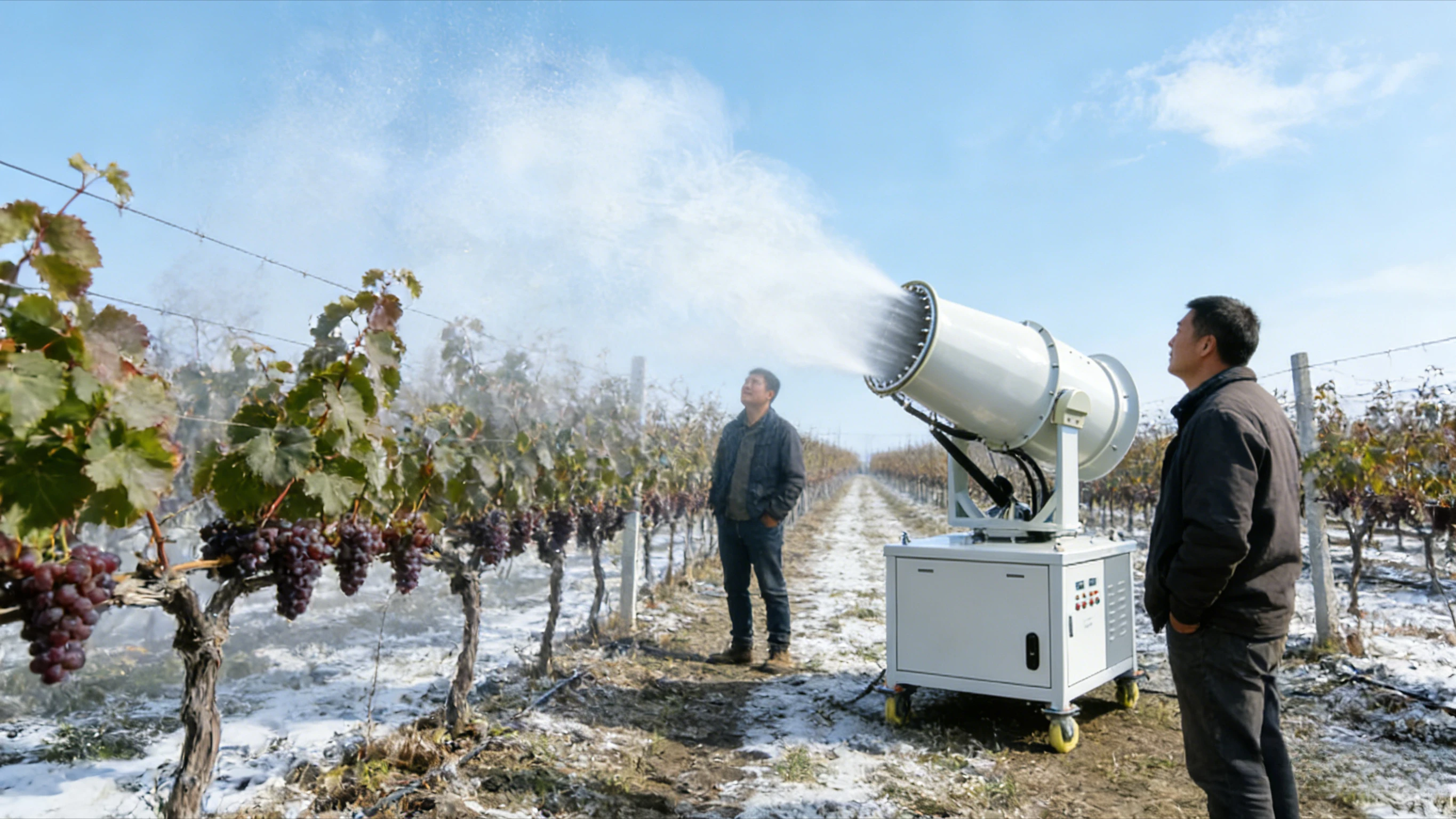 Long-distance  Fog Cannon Water Fog Cannon Dust Control Fog Sprayer Machine with With Long-range Projection