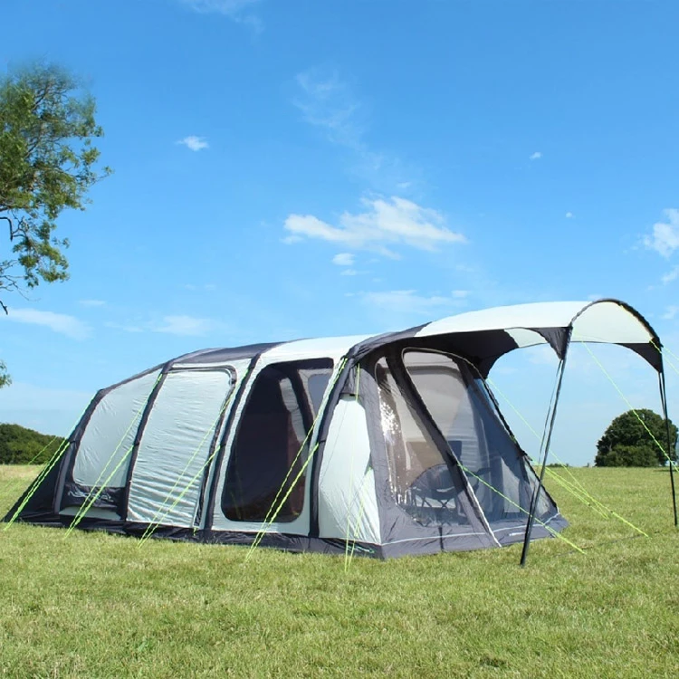 

8 ~ 10 Person Fast Set up Family Camping Tent with Folding Inflatable Tube