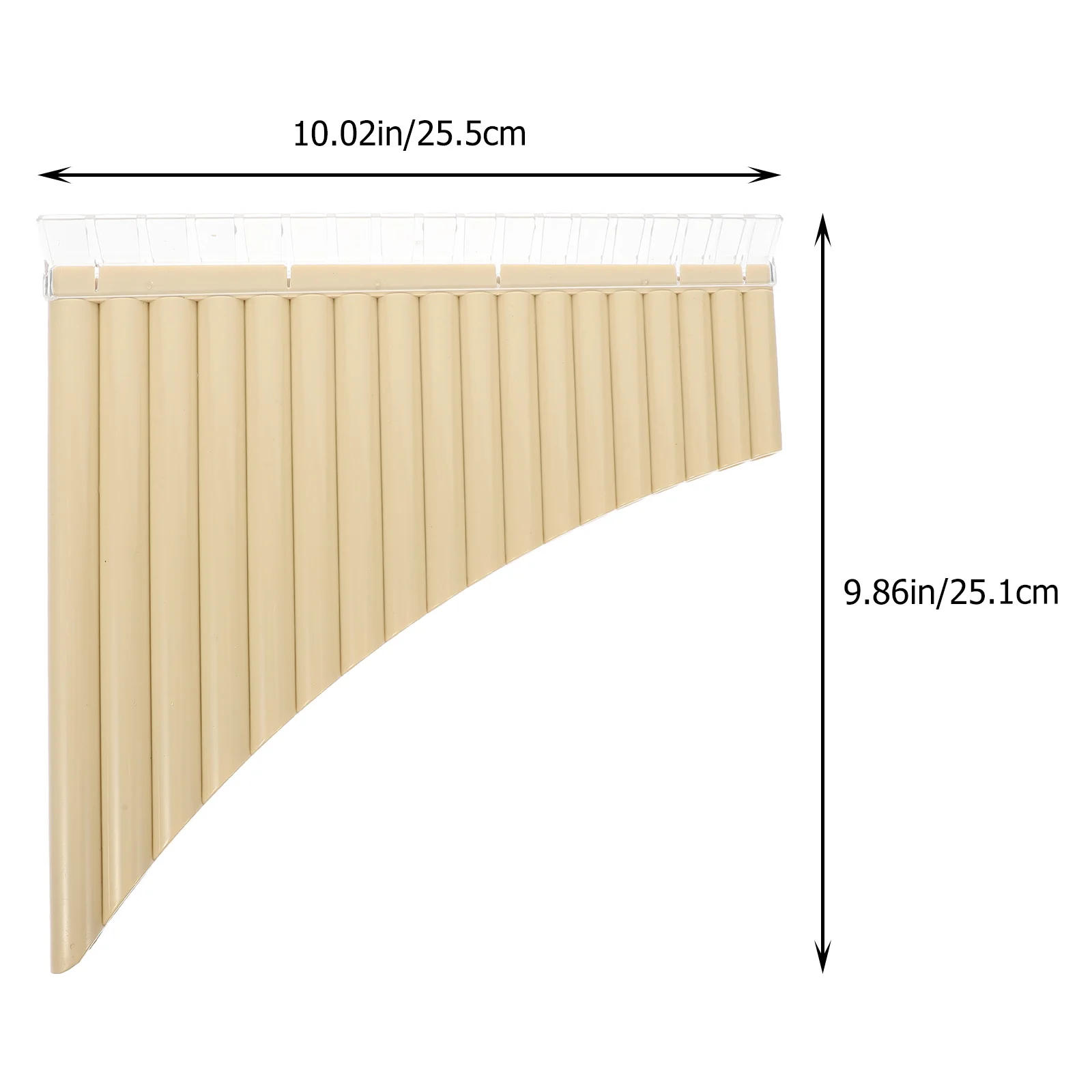 

Entry Level Professional Pan Flute Cream 18 Pipes Suitable for Beginners Educational Musical Instrument Panpipes Performance