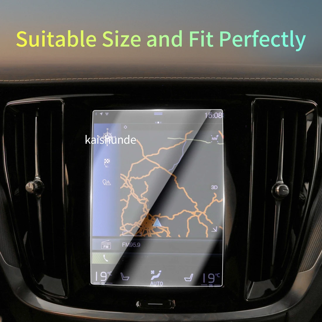 Car Stickers Meters Protector For 26 Volvo S06  Tempered Glass Protective Film Display Navigation Vehicle
