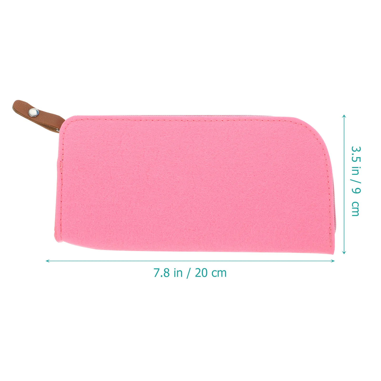 4Pcs Multi-Function Felt Pencil Pouch Small Lightweight Large Capacity Organizer Storage Bag for Students Artists Travel Makeup