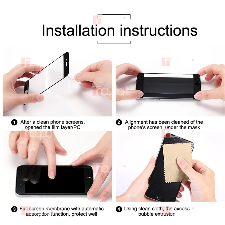 New For Infinix hot40Pro hot40 Screen Flat Glass 9H Hardness Upgraded Anti-Scratch Full glue Front Protector - Image 6