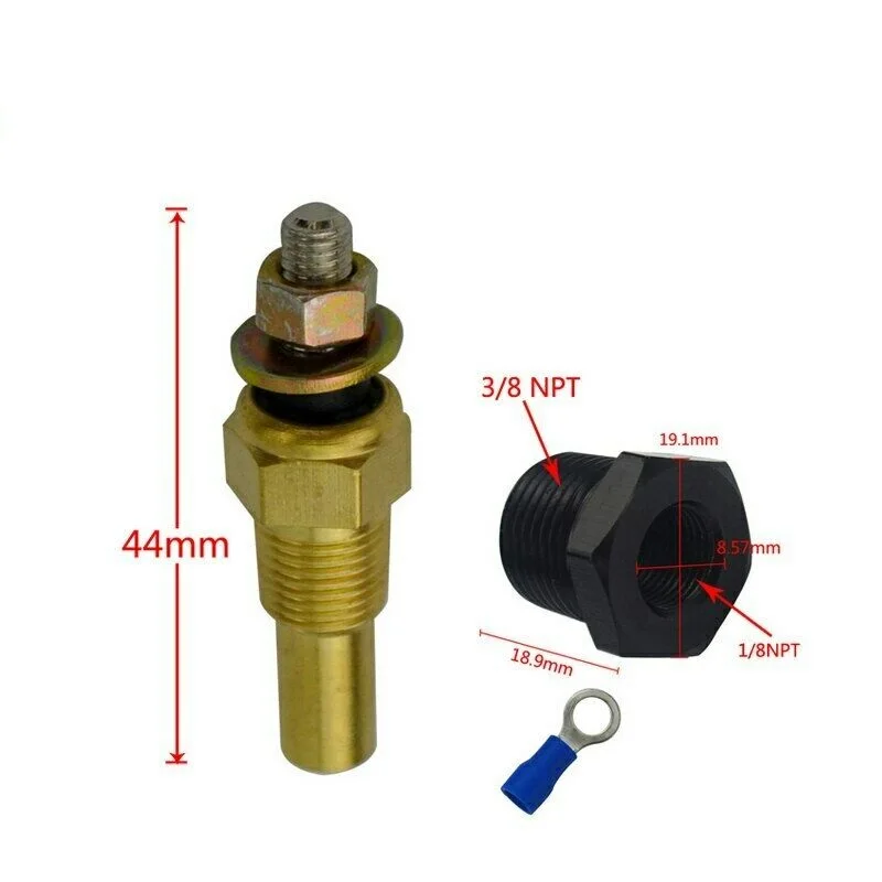 BAOLUN   Coolant Temp Sender Sensor Adapter  For K-Swap K20 K24 For Honda Civic Integra + Fittings Adaptor 3/8-1/8NPT