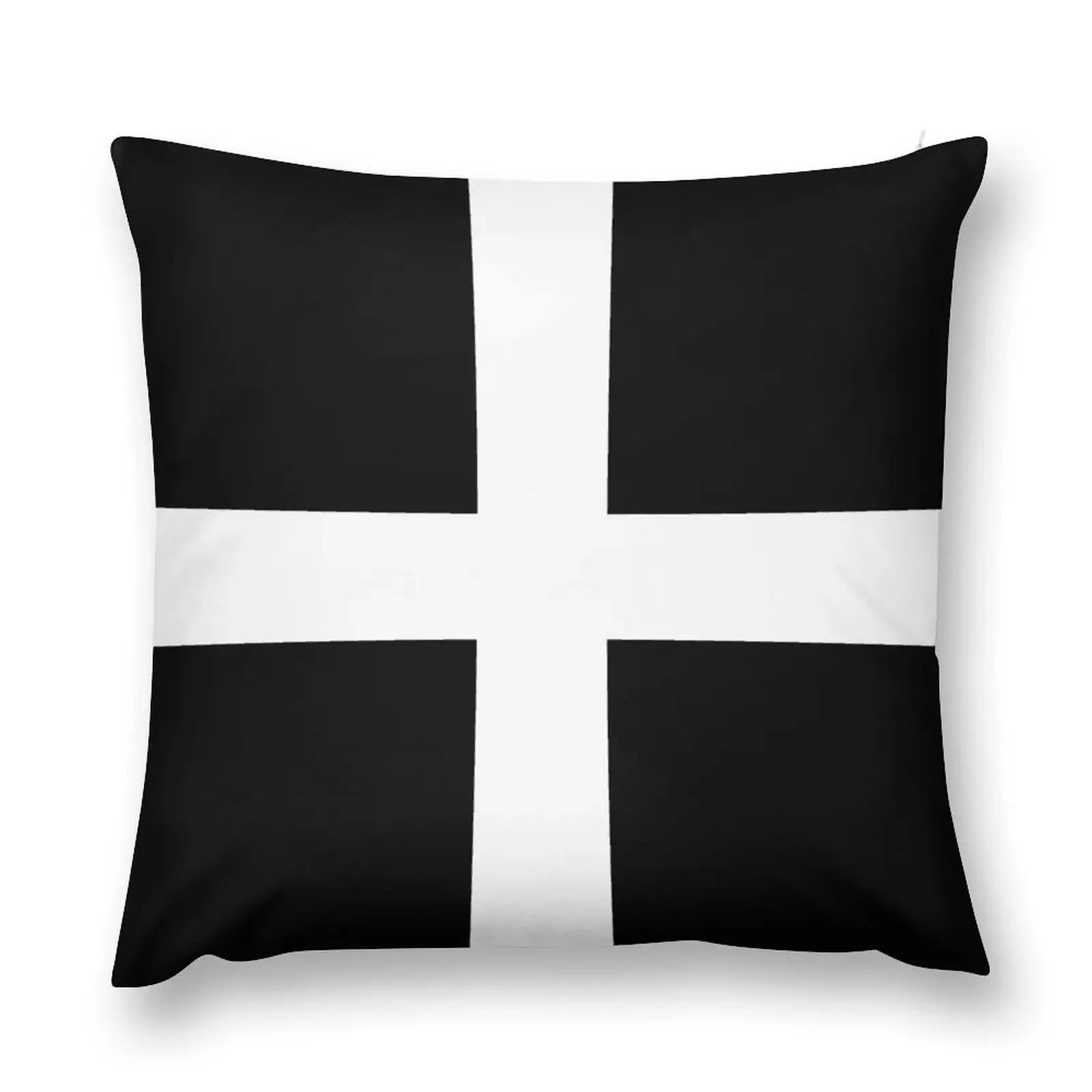 Saint Piran’s Flag (Cornish Flag) Throw Pillow Christmas Pillow home decor items Cushions For Decorative Sofa pillow