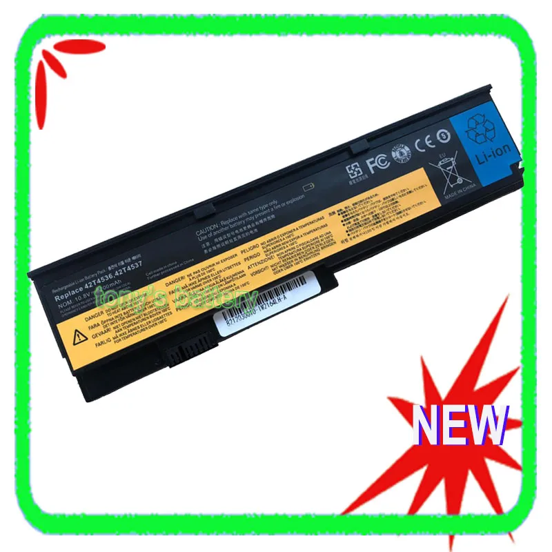 بطارية كمبيوتر محمول لينوفو ثينك باد X200 X200s X201 X201s X201i ASM 43R9254 42T4536 42T4537 42T4541