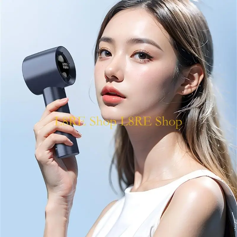 L8RE Portable Fan with Digital Screen for Precise Temperature Control Cooling Fan