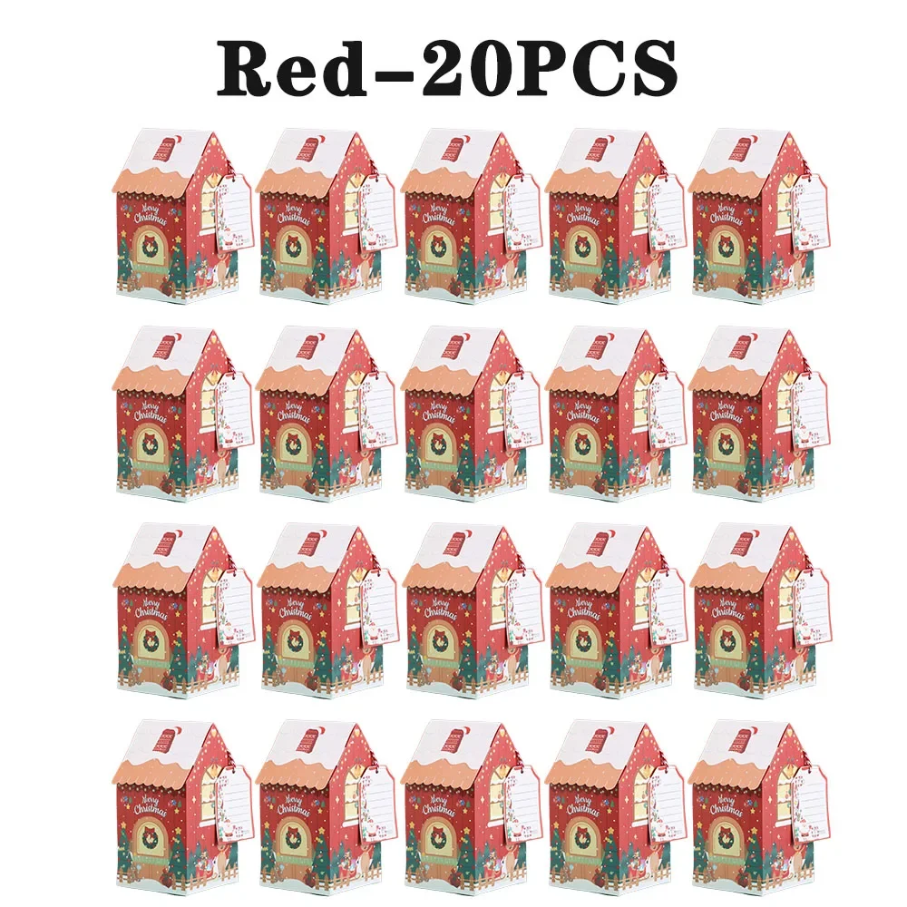 Christmas House Shape Candy Gift Box