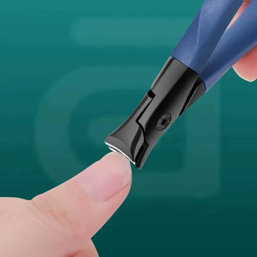 المهنية مكافحة سبلاش مسمار كليبرز كبيرة سميكة الصلب ABS قطري كماشة كبيرة الحجم مقص أظافر المنزلية #5