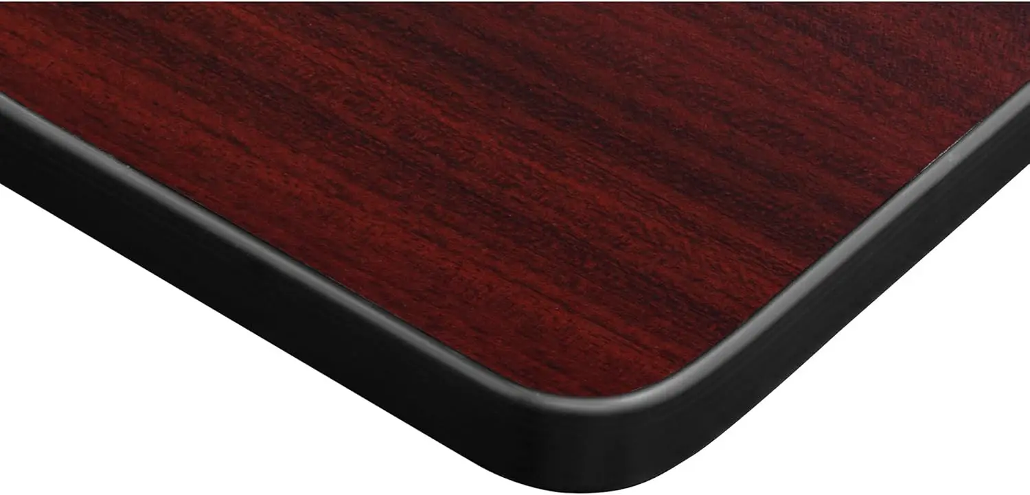 Kobe 42-Inch Square Breakroom Table, Mahogany