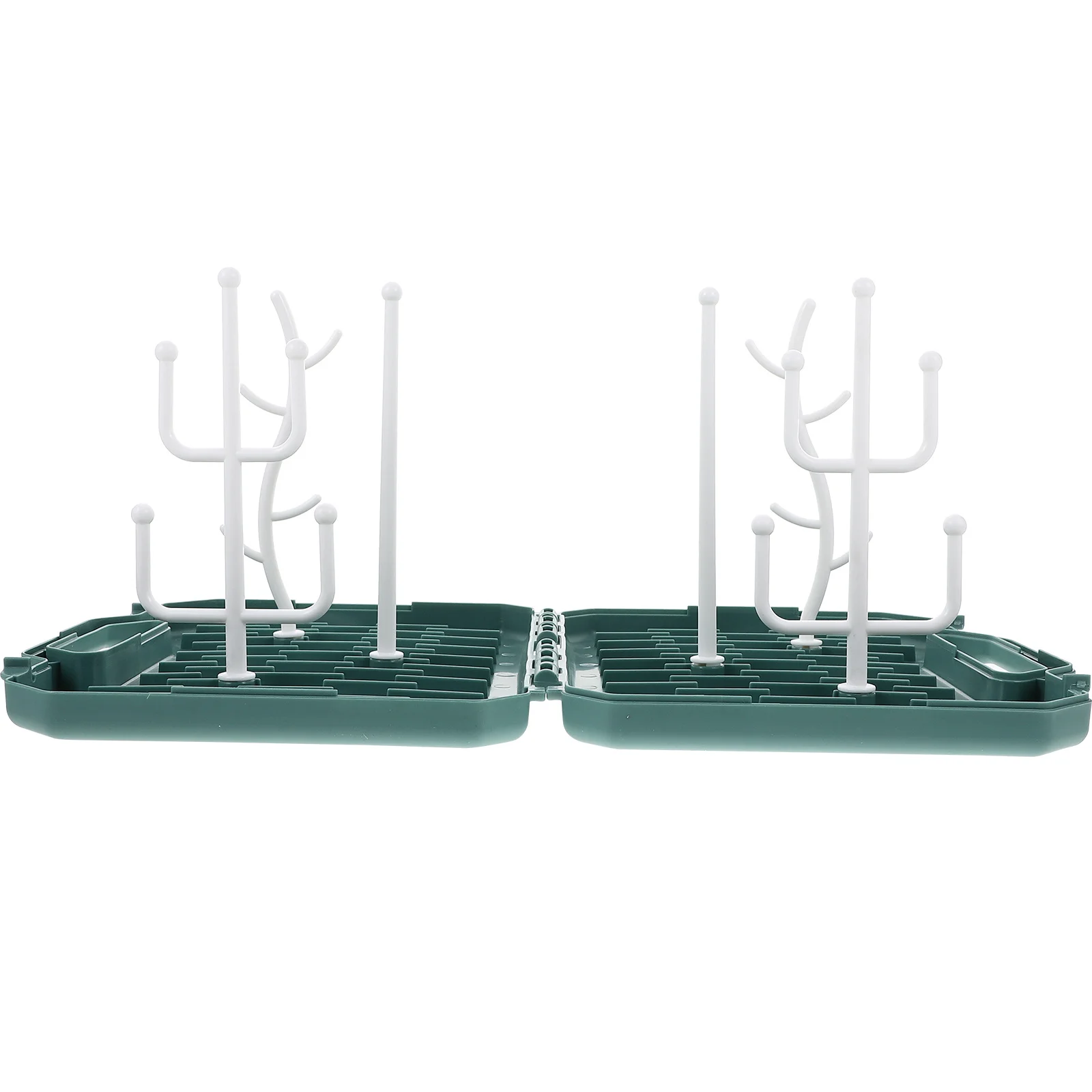 

Foldable Baby Bottle Drying Rack Portable Travel Stand Compact Organizer Lightweight for Bottles Pacifiers and Nursing Supplies