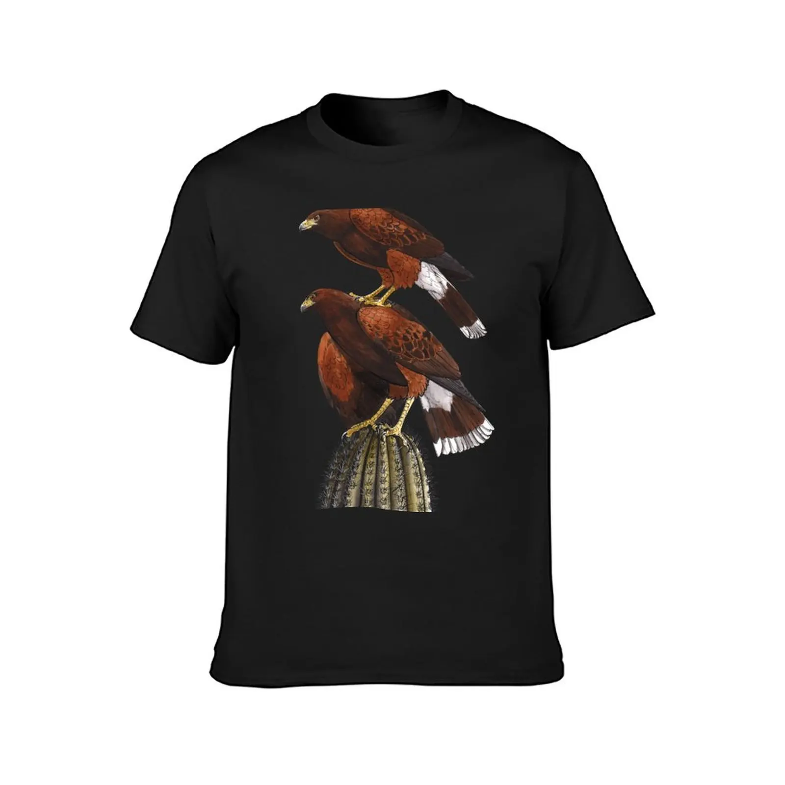 Harris Hawk Stack T-Shirt anime for a boy Short sleeve tee customs design your own Short sleeve tee men