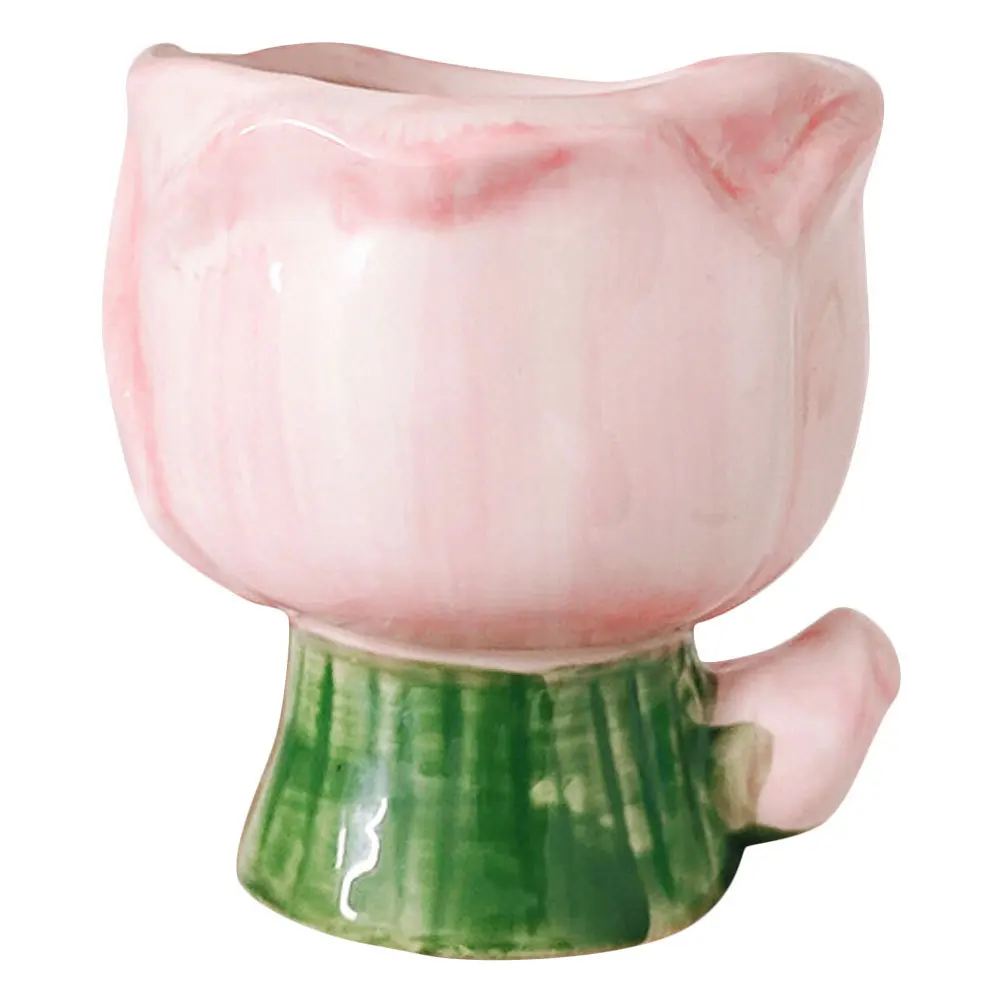 빈티지 세라믹 메이크업 브러쉬 정리함, 넓은 개방형 디자인으로 책상 정리, 브러쉬 펜 홀더, 잡화 보관함