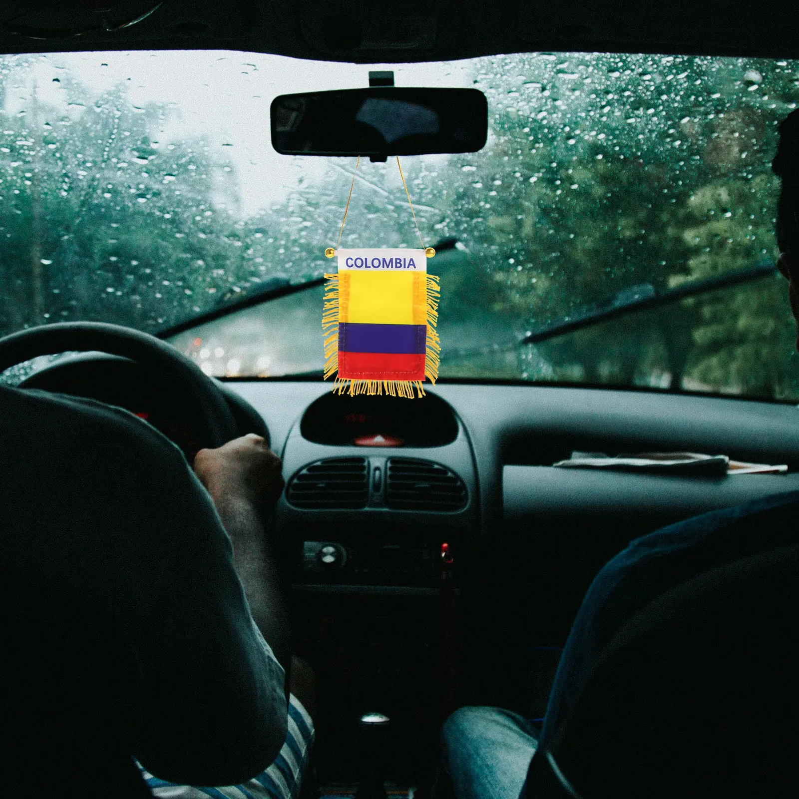 

Car Hanging Pendant For Rearview Mirror Auto Accessories Decor Stylish Tassel Charm Hanging Car Accessories Vehicle Ornament