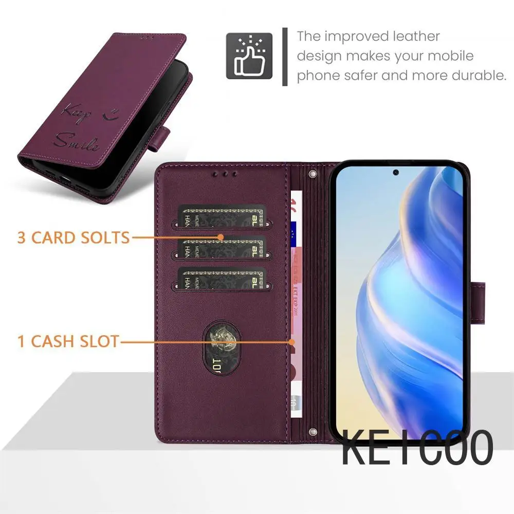 ل TCL 50 20R 40R 60R SE XE XL LE Pro NxtPaper 5G المغناطيسي غطاء الوجه محفظة كليب فتحة للبطاقات مكافحة سرقة فرشاة حافظة جلدية