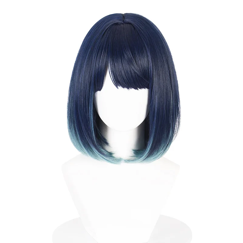 Parrucca cosplay Black River Akane Capelli corti Il mio personaggio preferito non è necessario tagliare.