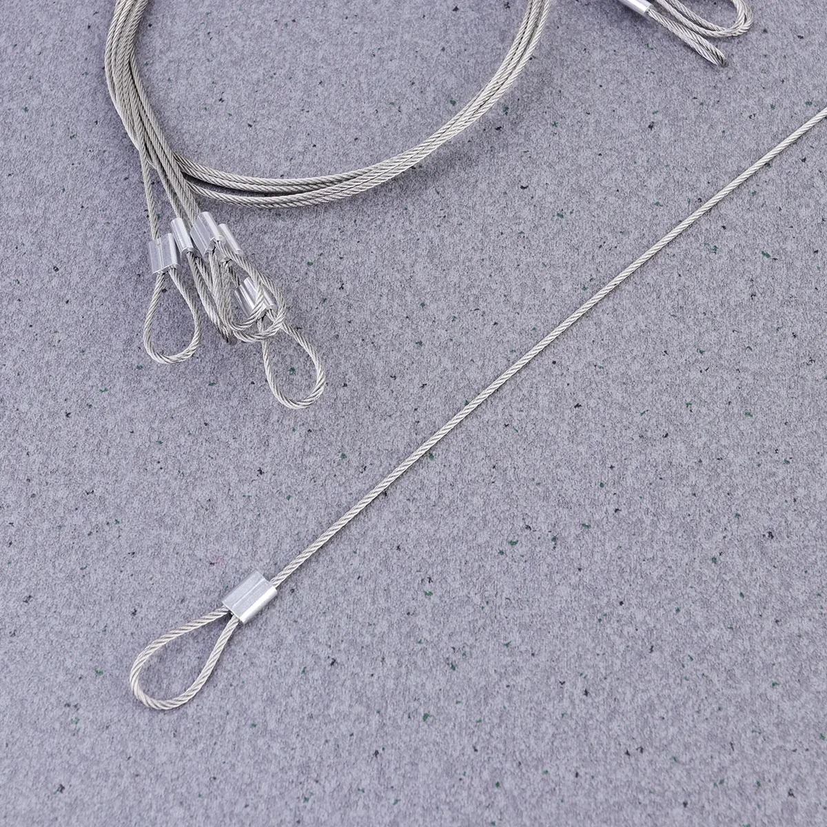 

6 pcs 60Cm Safety Stainless Steel Tethers Colorful Coated Corrosion Resistant Flexible Wire Action Camera Accessories Durable