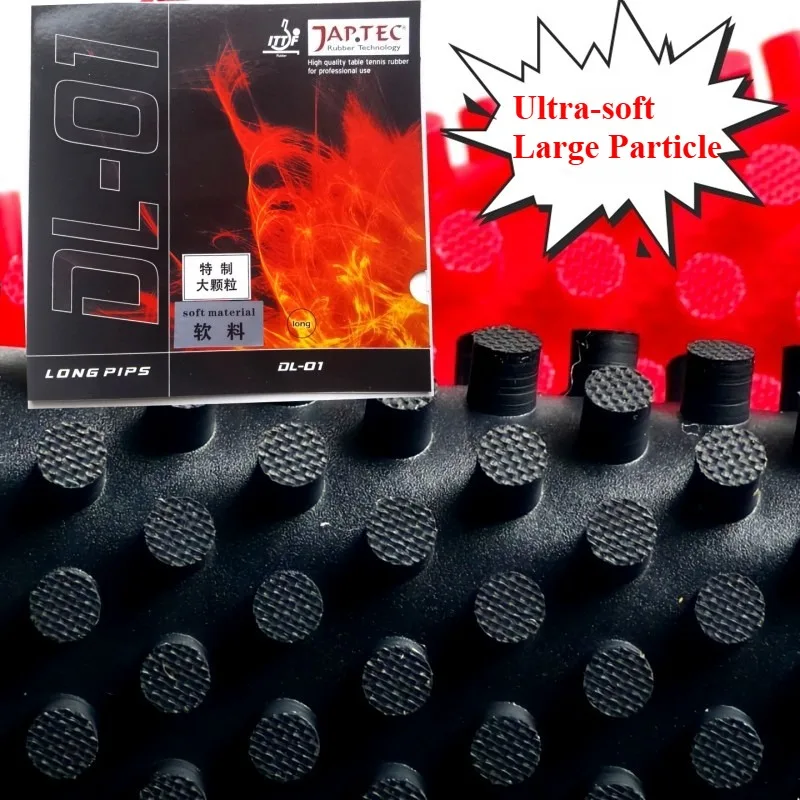 

Large Particle Ultra-soft Table Tennis Rubber Long Pips OX Single Rubber Japanese High-tech Weird Defensive Ping Pong Rubbers
