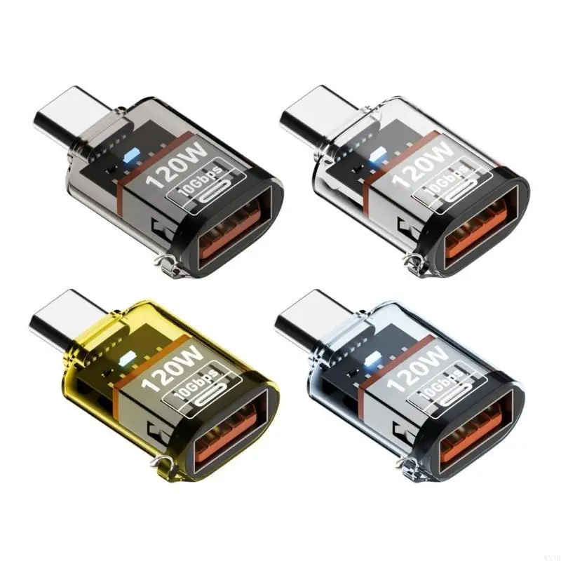 OTG Adapter for Laptop Support Charging Type-C Male to USB A Female Converter 