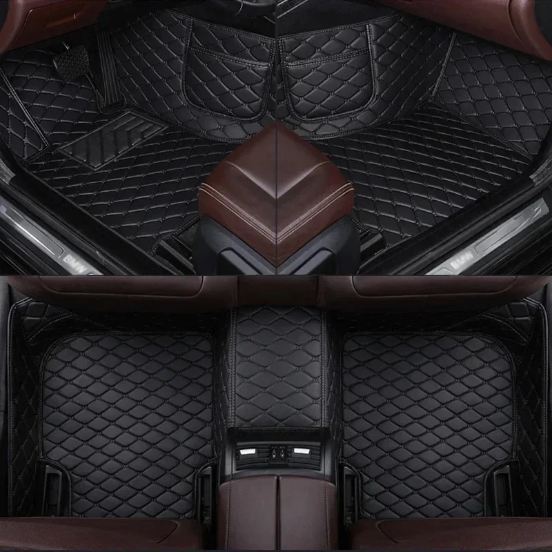 

Artificial Leather Full Coverage Car Floor Mats for Ford Explorer 5 Seat 2016-2020 Focus 2018-2023 2012-2017 Car Accessories