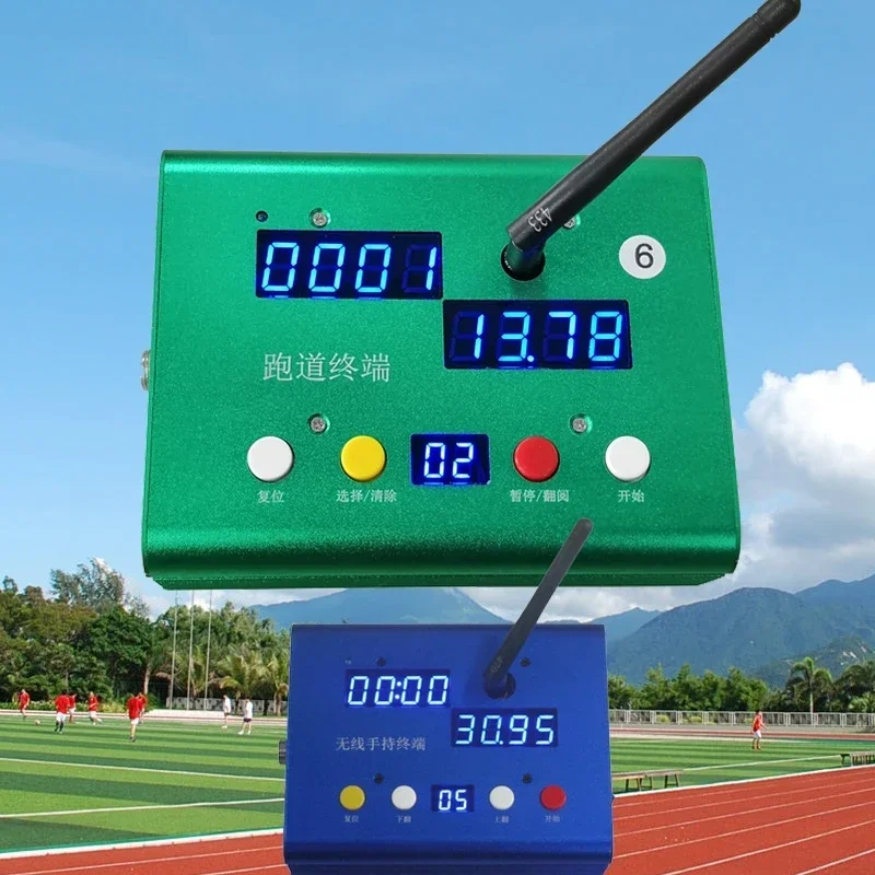 appropriimer, track and field stopwatch system, 100 meter training equipment, 50 x 8 round-trip running competition, sports meet