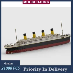 21088PCS MOC Famous Ship 1:64 Set Model Building Block RMS Titanic Transport Vehicle Collection Toy Gifts