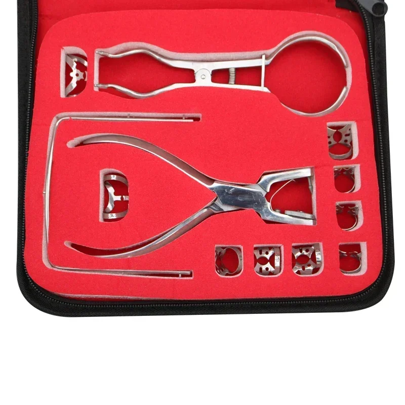 1 Set Teeth Care Perforatords Dentals Dam Hole Punchers Pliers for Dentists Rubbers Dam Punchers Lab Orthodontics Tools