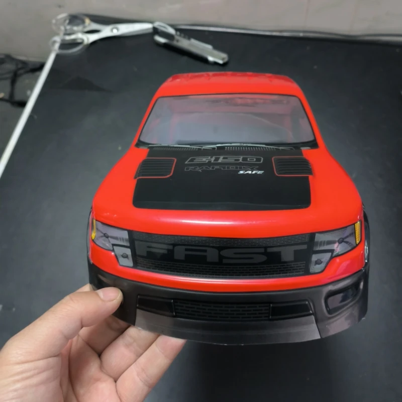 Off road truck 1/10 ford raptor F150 MT Body shell Tamiya tt02 Chassis 260mm Rc car MT410 hpi hsp Upgrade part