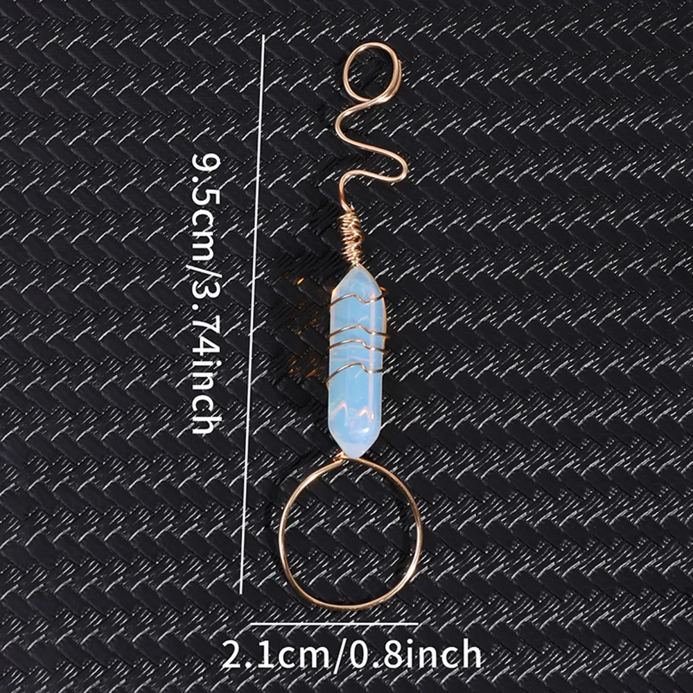 1PC, Handmade Natural Crystal Cigarette Holder, Adjustable Copper Wire Structure,  Beautiful Cigarette Holder,Smoking Accessorie