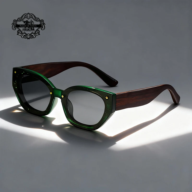 

Солнцезащитные очки из натурального дерева, мужские винтажные классические поляризационные модные женские элегантные деревянные солнцезащитные очки ручной работы UV400 для вождения для мужчин