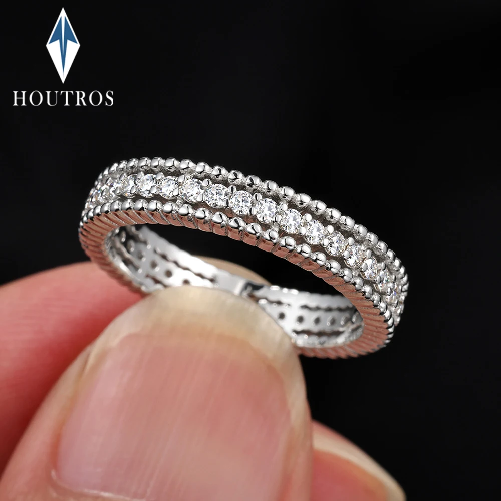 

Кольцо с полным муассанитом, 1,5 мм, с сертификатом, стерлинговое серебро 925 пробы, кольцо вечности, обручальное кольцо, ювелирные изделия, подарок