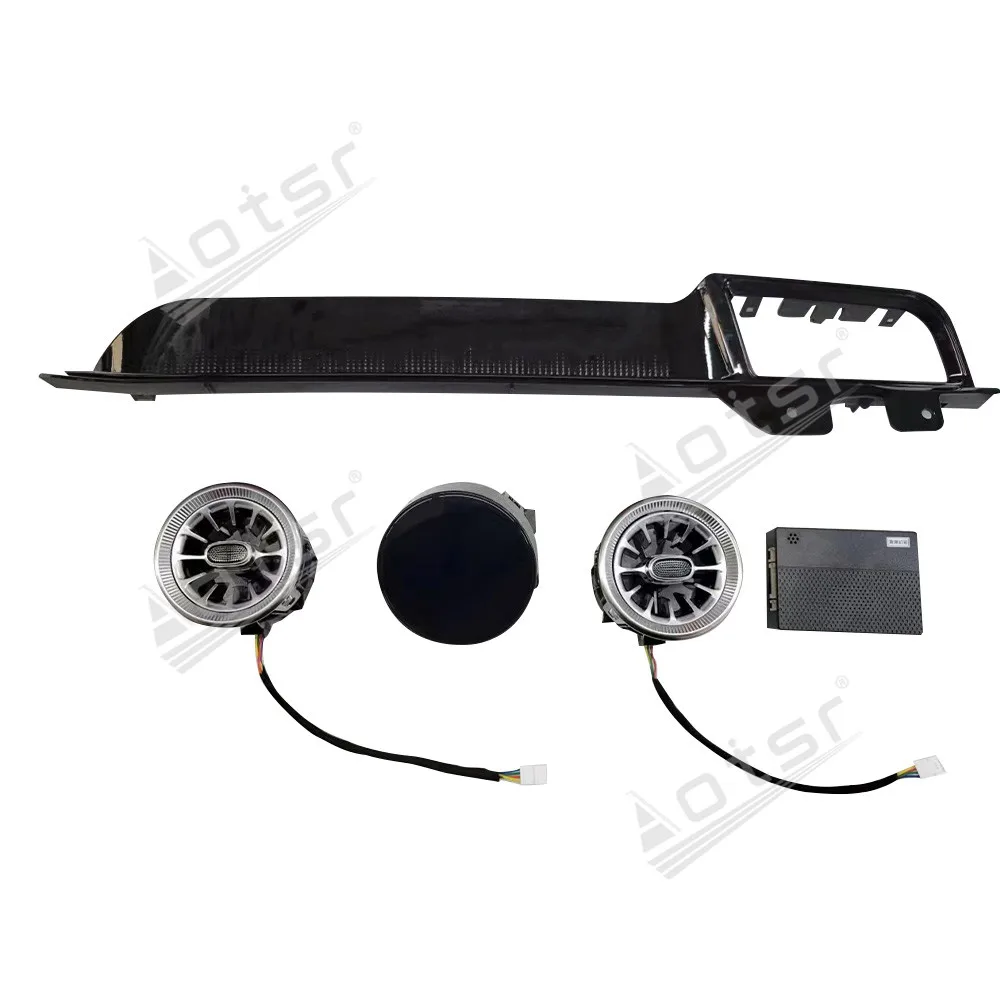 

Модификация автомобиля для Ford Mustang Комплект из трех частей небольшого ЖК-экрана, турбинного вентиляционного освещения и переднего пассажирского освещения.