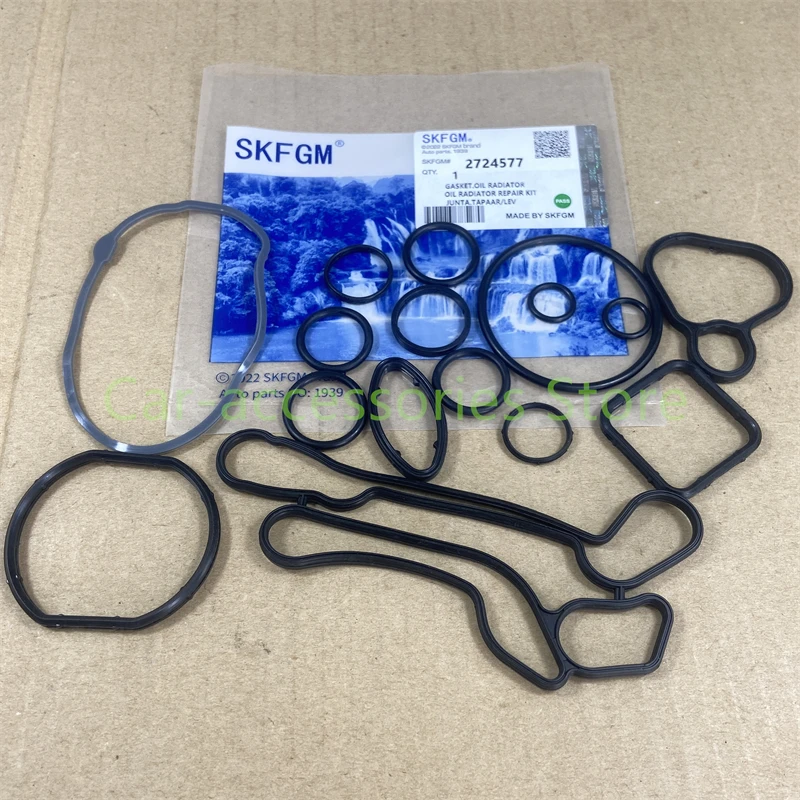 مجموعة ختم حشية مبرد زيت المحرك الأصلي 2724577   لسيارة شيفروليه أفيو تراكس كروز 1.6L 1.8L أورلاندو سونيك كروما أوبل أسترا زافيرا