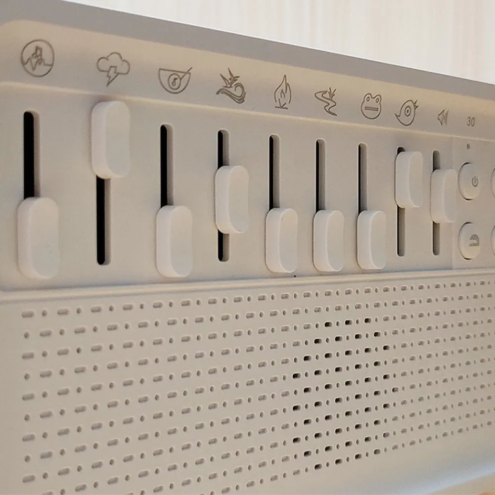 

White Noise Sound Machine Essential Oil Diffuser with BT Speaker and Night Light Aroma Diffuser for Adults Sleeping Meditation