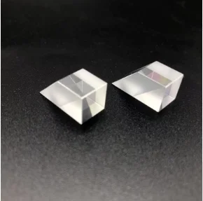 1Pcs Optical Glass Right Angle Trapezoid Beam Splitter Prism Lateral Displacement Prism Reflection Mitsubishi Mirror 10*10*20Mm