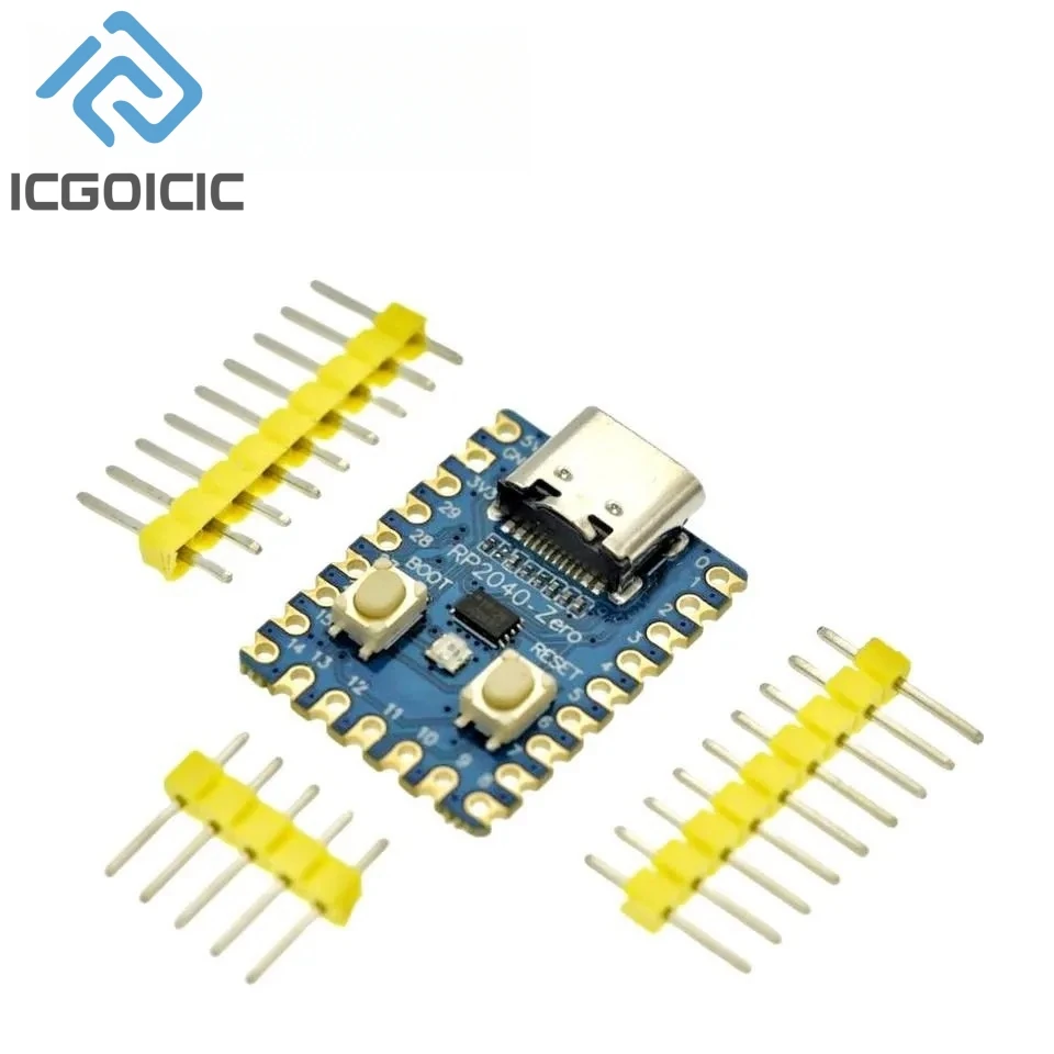 RP2040-Zero RP2040 for Raspberry Pi Microcontroller PICO Development Board Module Dual-core Cortex M0+ Processor 2MB Flash