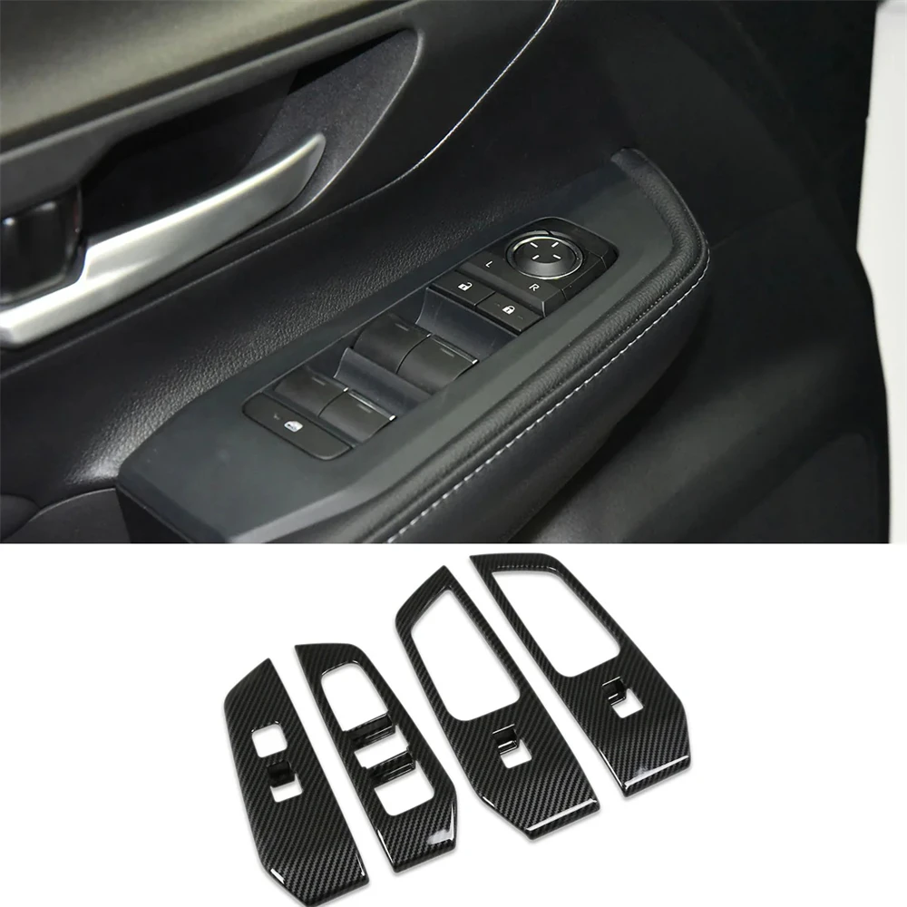 

For Toyota New Grand Highlander 2024 2025 Interior Window Switch Console Panel Trims Body Kit Accessories
