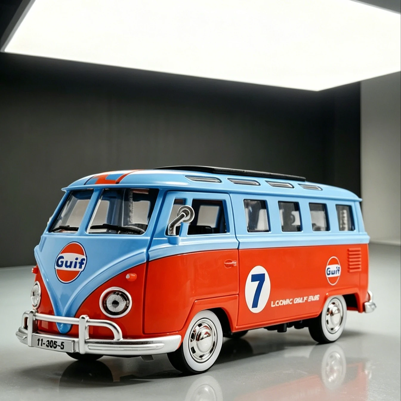 Vintage Collectible Ornaments - Autobús T1 Vintage a Escala 1:24,