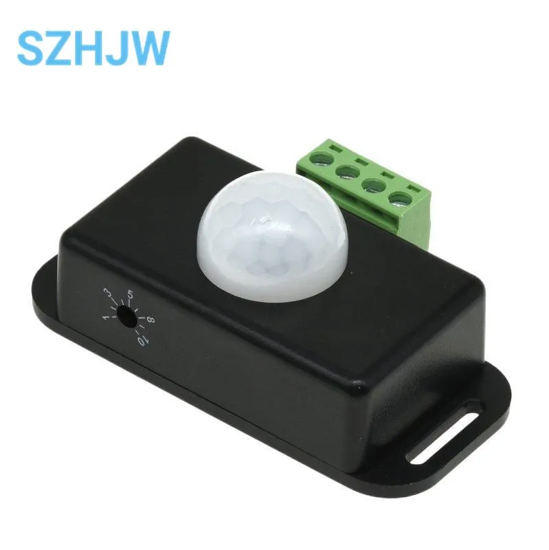 DC 12V 24V 6A Automatic Adjustable PIR Motion Sensor Switch IR Infrared Detector Light Switch Module For LED Strip Light Lamp