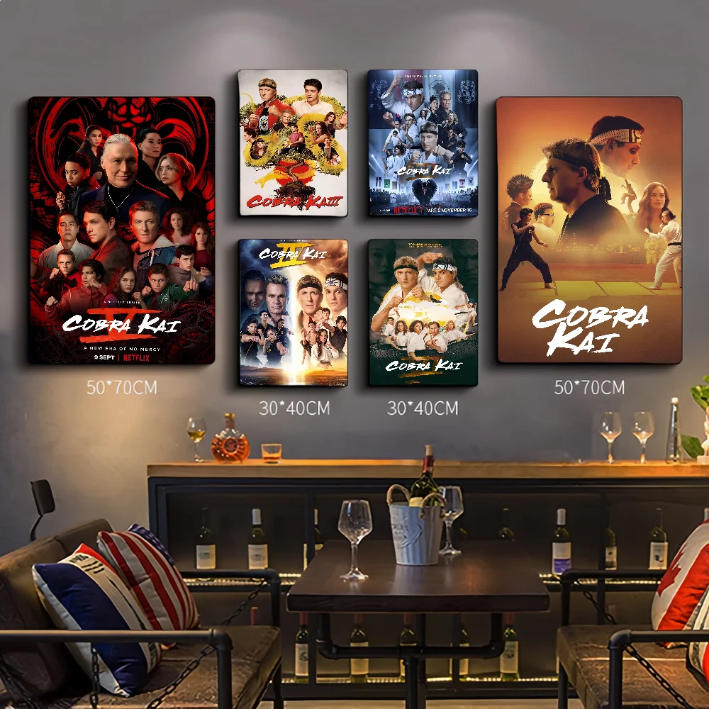 كوبرا كاي مطبوعات وملصقات ذات نوعية جيدة ملصق ورقي مقاوم للماء ملصقات حائط لبار القهوة #1