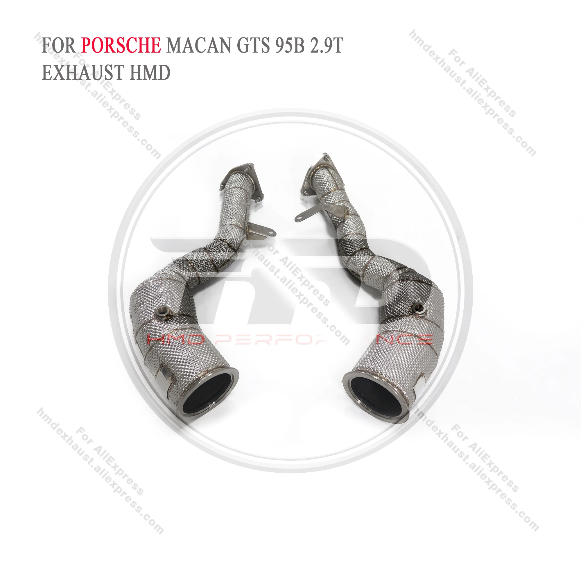 

HMD Downpipe for Porsche Macan GTS 95B 2.9T Exhaust System Stainless Steel Performance Header Catalytic Car Accessories