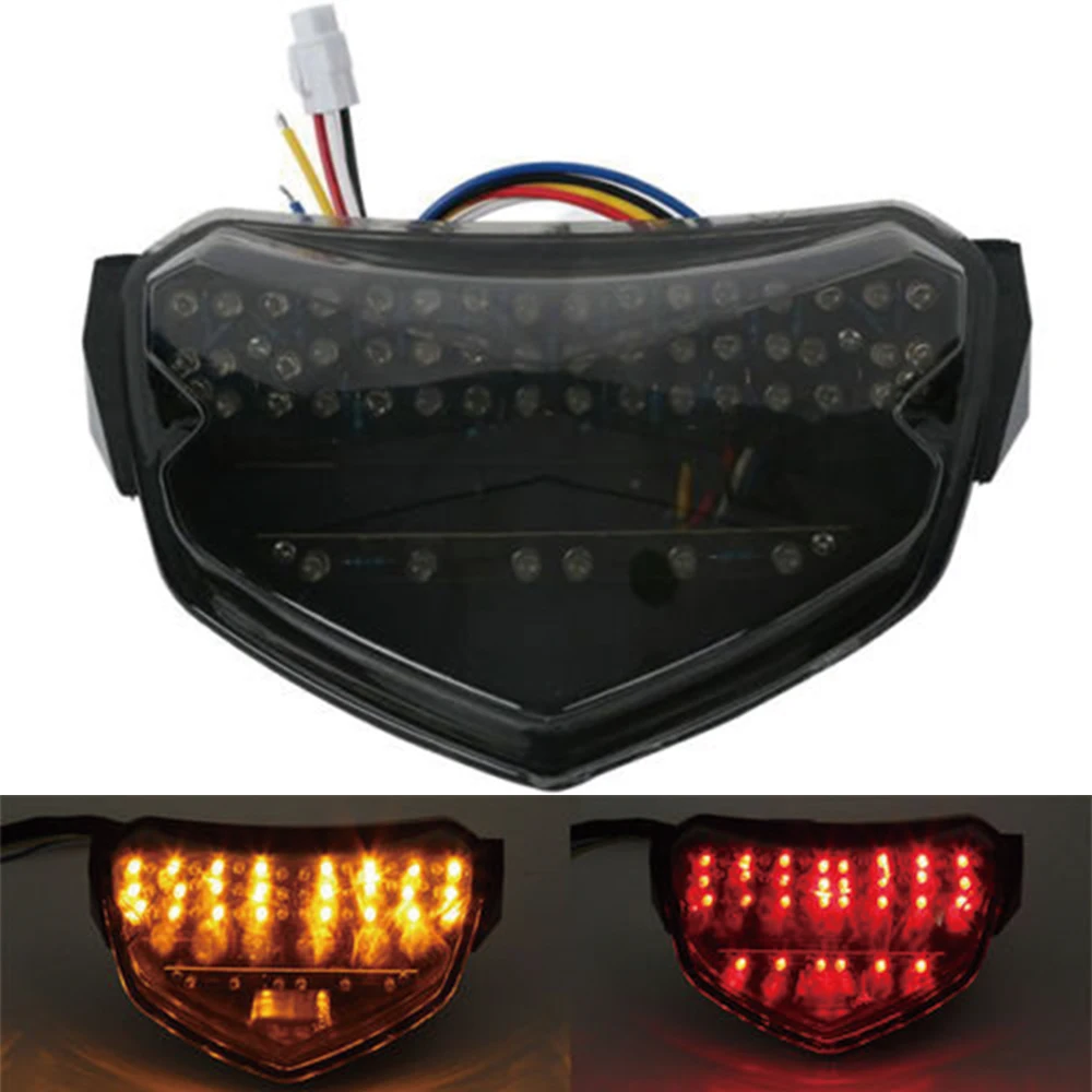 

LED Rear Taillight Tail Brake Turn Signals Integrated Light Clear For SUZUKI GSXR600 GSXR750 GSXR GSX-R 600 750 K4
