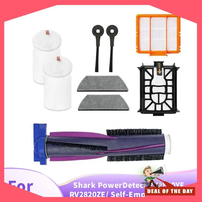 24-Hour Delivery For Shark Powerdetect 2-In-1 RV2820YE,RV2820ZE Self-Empty RV2820AE Accessories Main Brush Filter Mop Pad For Cl