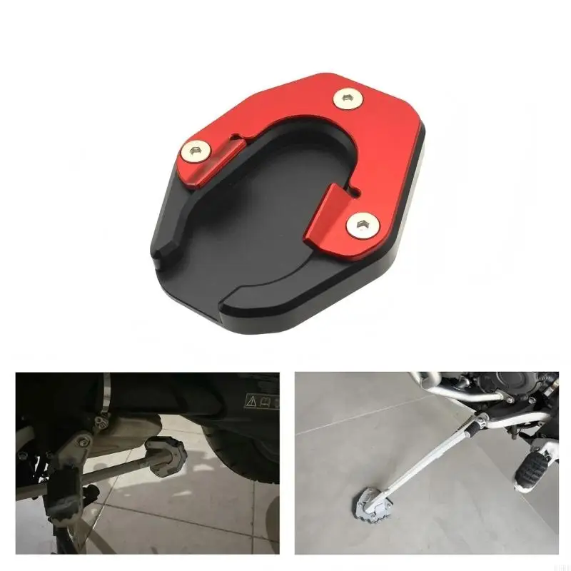 D5BE Hard Aluminum Motorcycle Stand Foot Pad For Outdoor Use