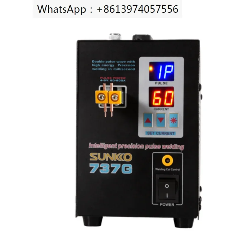 737G Battery Spot Welder Pulse Spot Welding Machine for 18650 Lithium Batteries Battery Pack Building 2.8kw