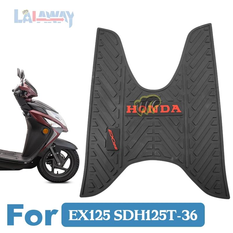 

Scooter Motorcycle Mats pedal For Honda EX125 SDH125T-36 Rubber Foot Skid Pad Floor Mat Carpet