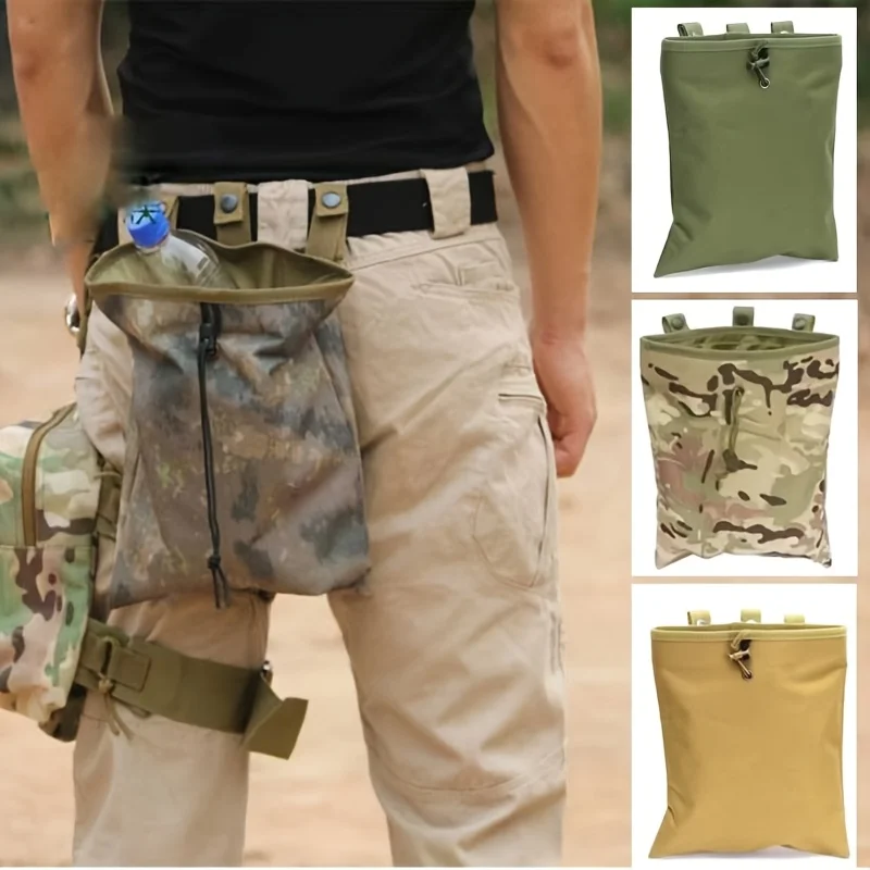 1pc Multifunctional Purse, Paintball Collection Bag, Adjustable Drawstring Shooting Bag, Outdoor Shooting Bag.