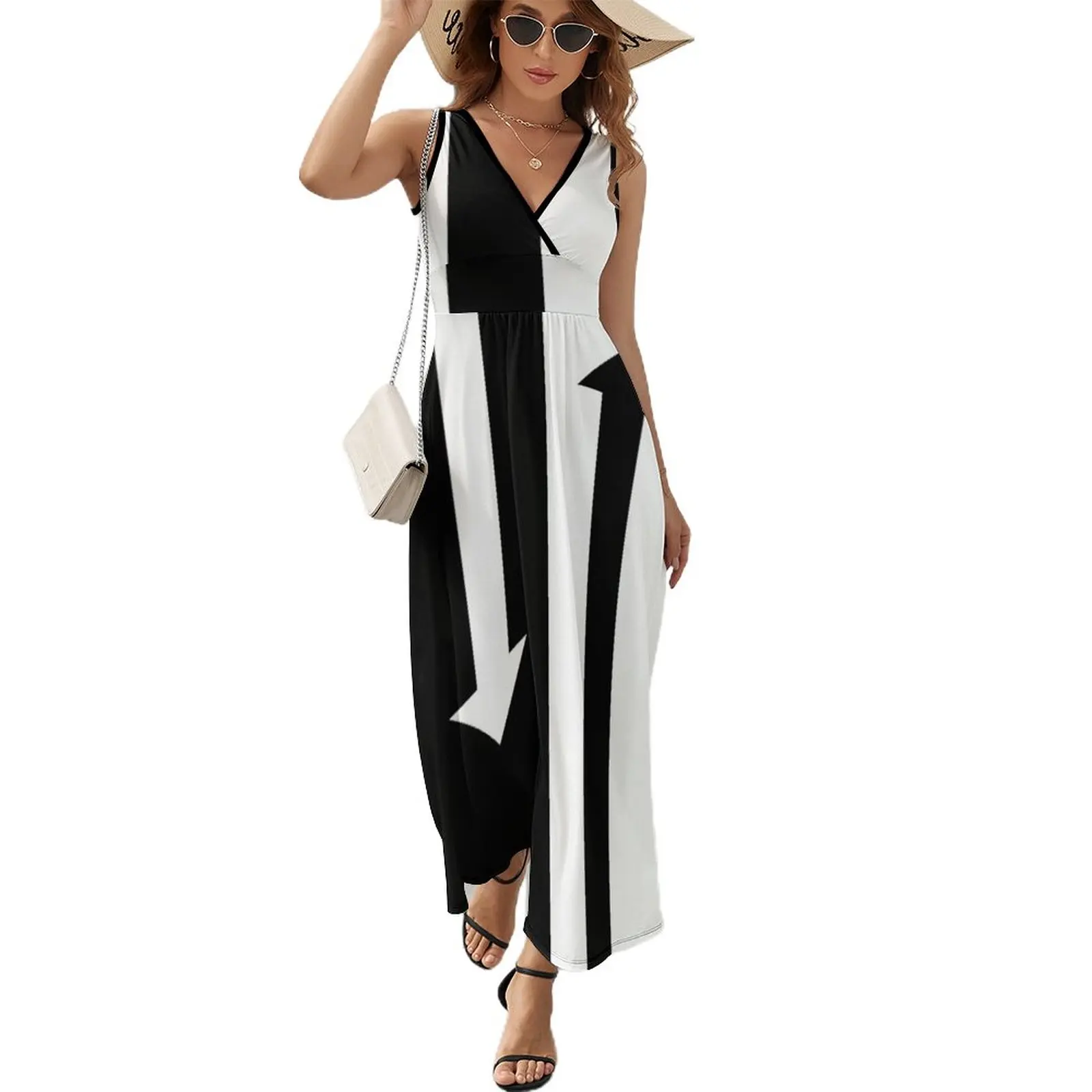 

Mod Arrows Sleeveless Dress Female dress long dress women summer Dress woman