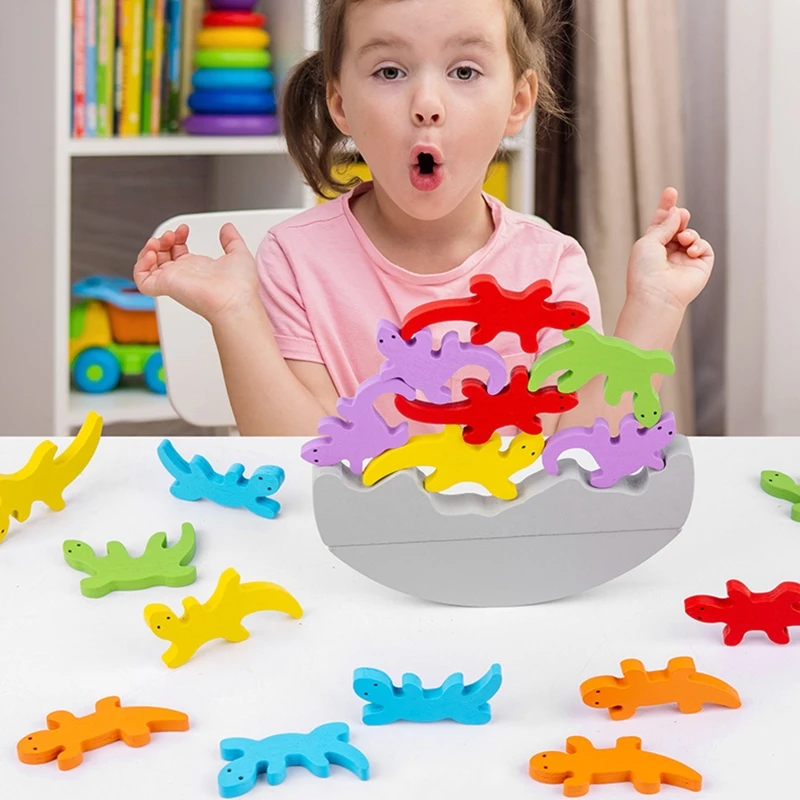 Jouets construction Montessori en bois petit empilant des jouets pour tout-petits pour garderie préscolaire cadeaux