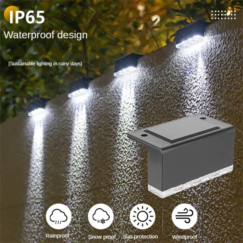 Solar Light Innovative Lasting Ready To Install Weather Resistance No Wiring Required Lighting Stair Light Decorative Lights